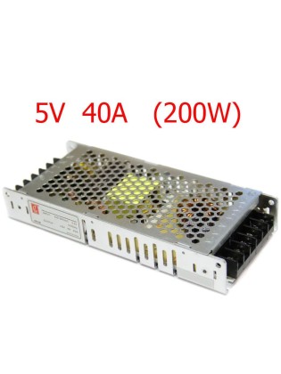 Блок питания 5 вольт 40 ампер (для светодиодных панелей)