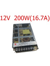 Блок питания 12 вольт 200 ватт (для светодиодной ленты и для светодиодных панелей)